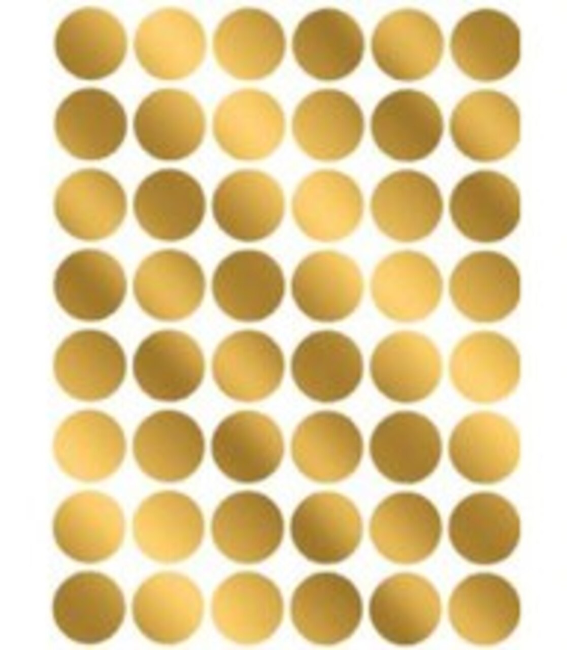 Gold Foil Dot Stickers 1/2" – 2000 Pack | Metallic Reward Stickers for Classroom Charts, Crafts & Labels